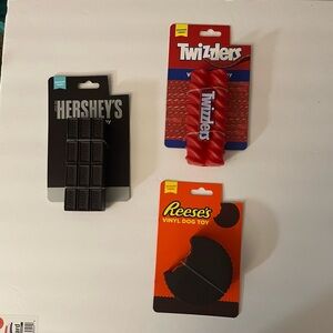 Hershey's, Twizzlers, Reese's Vinyl Dog Toys